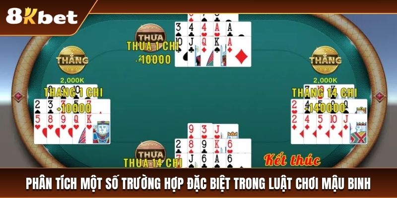 Những trường hợp đặc biệt khi chơi mậu binh mà người chơi cần biết